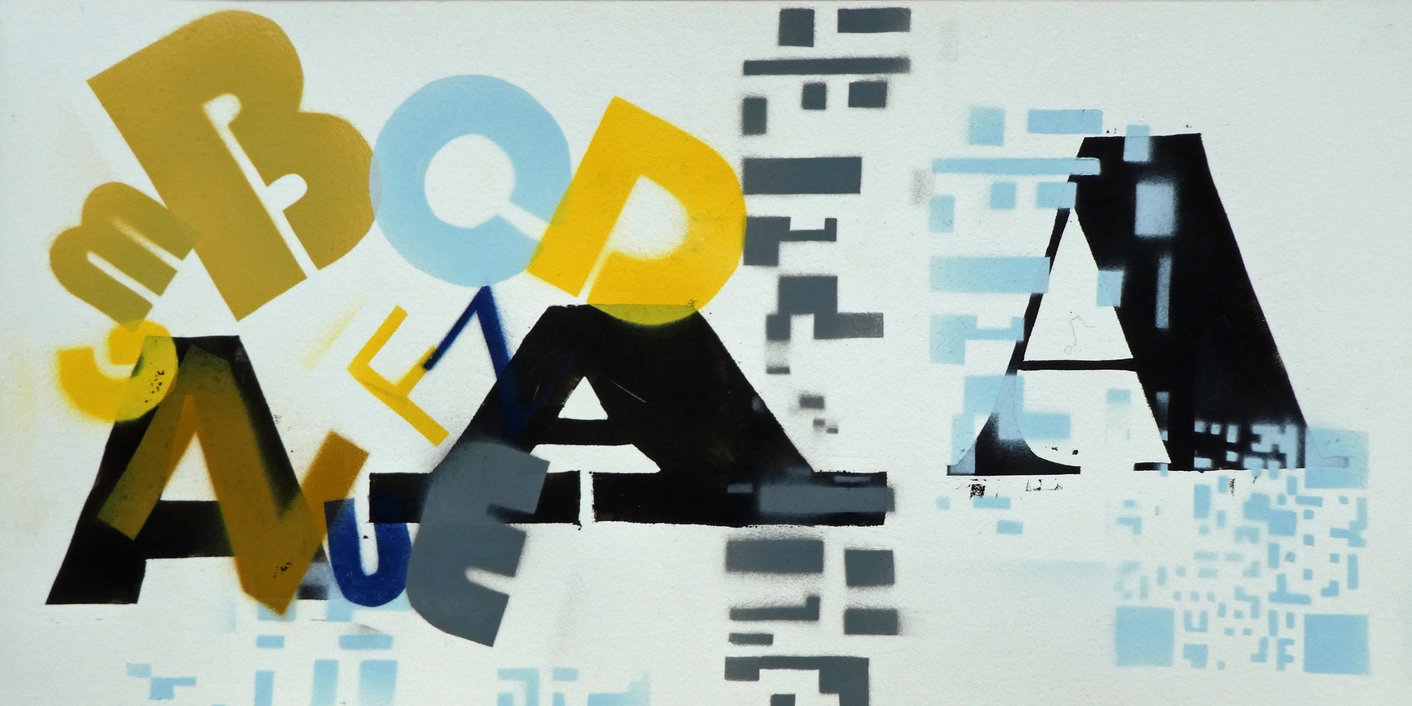 4001 Mixed Media, 30 x 60 cm, 2019